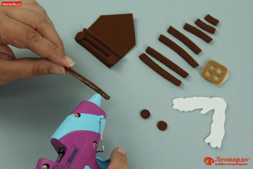 Как сделать декоративный венок Зимушка-зима из фетра своими руками ...